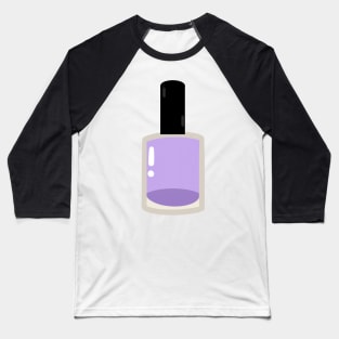 Lilac nail polish bottle Baseball T-Shirt
